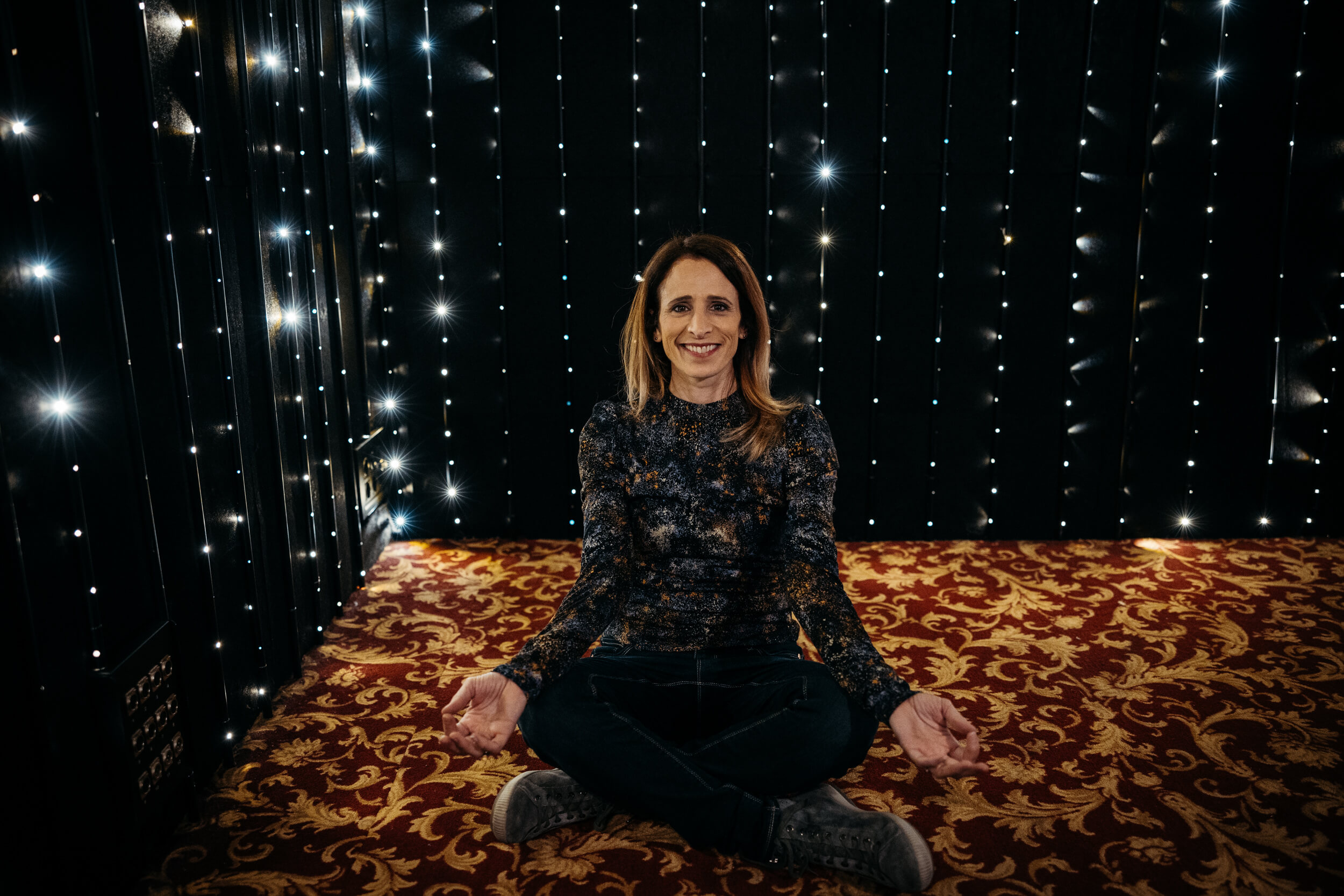 Michelle Cutler Storytelling coach meditating